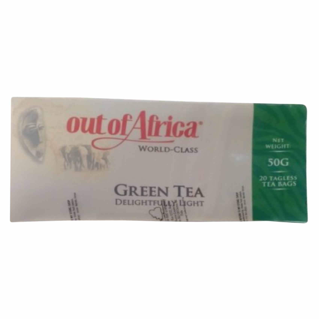 OUT OF AFRICA GREEN TEA BAGS 50G
